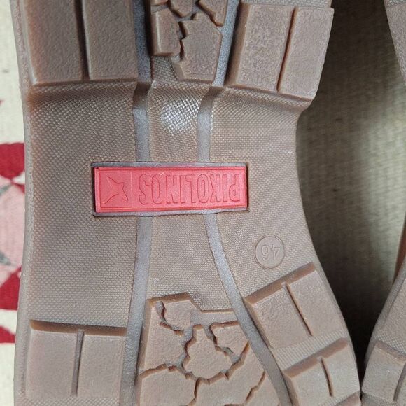 Pikolinos Bandajoz Brown Leather Slip On Loafers Moccasin Sz 46 US 12.5-13 - Picture 8 of 11